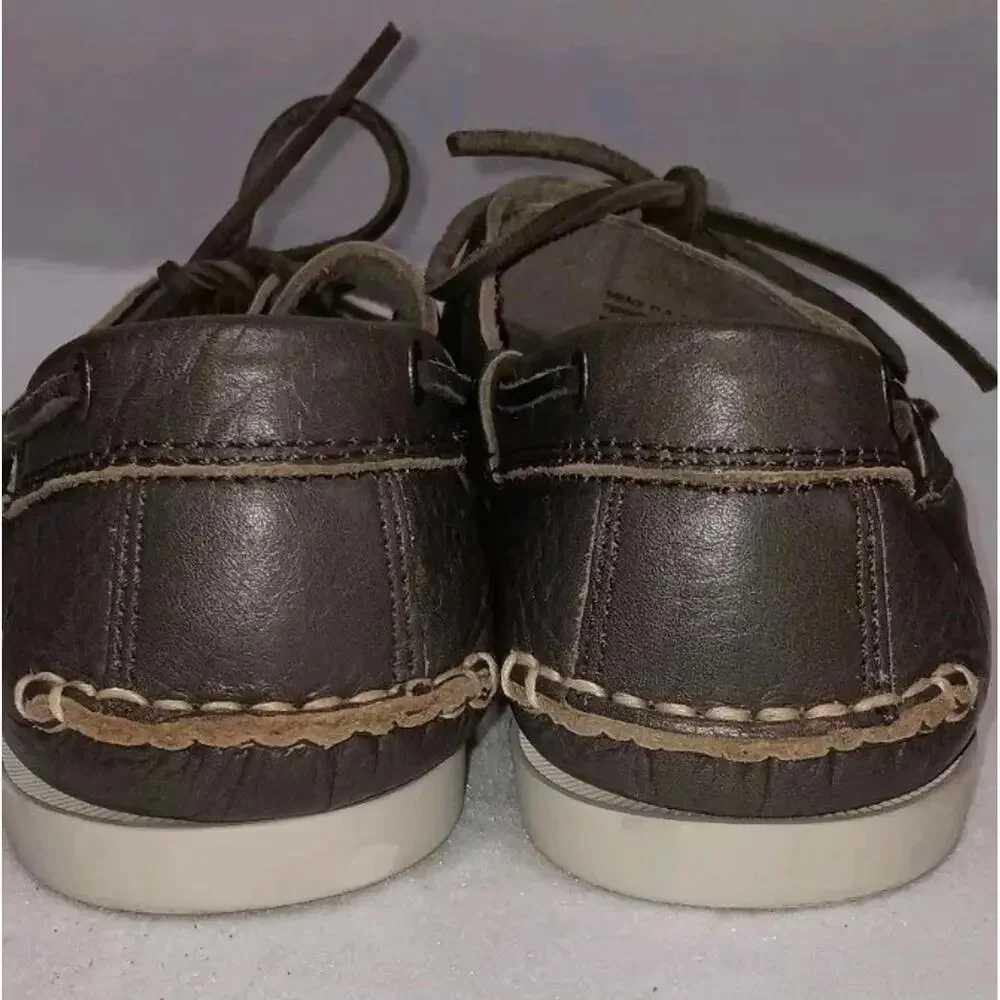 Frye Sully Boat Leather Loafers Mens Size 11.5 Bluesish Grey Gray Color